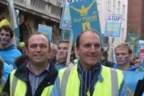Climate Change march Dec 09 Simon Hughes and PPC Mark Chapman