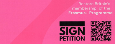 Erasmus petition QR code