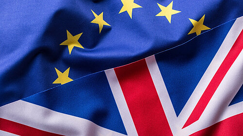 UK and EU flags